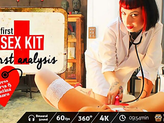 Valentina Bianco &amp; Mistress Minerva in First-Sex Kit: First Analysis - VirtualPorn360