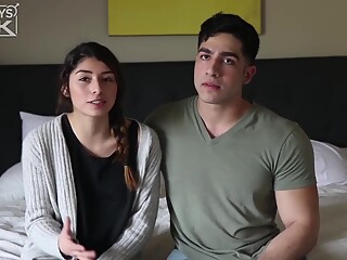 Diego Cruz and Vanessa Ortiz are about to fuck in front of the camera, just for fun