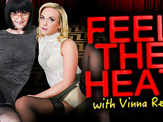 Naughty Julia &amp; Vinna Reed in Feel The Heat Virtual Reality - FFStockings