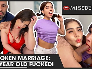 Marriage broken, 18 year old banged! MISSDEEP.com