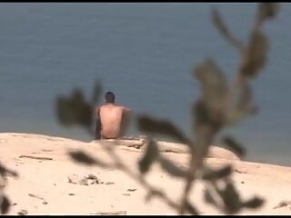 A stranger falls for Jotade&amp;#039;s big cock at the nudist beach
