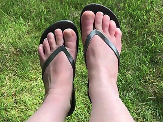 Bare Feet In Flip Flops - TacAmateurs